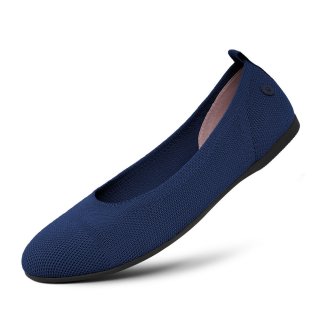 Giesswein Eco Ballerinas Round - Dk.Blau Giesswein Eco Ballerinas Round - Dk.Blau