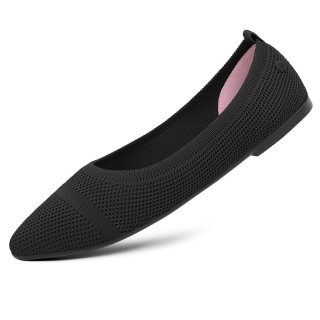 Giesswein Eco Ballerinas Pointy 2.0 - Schwarz Giesswein Eco Ballerinas Pointy 2.0 - Schwarz