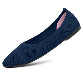 Giesswein Eco Ballerinas Pointy 2.0 - Dk.Blau Giesswein Eco Ballerinas Pointy 2.0 - Dk.Blau