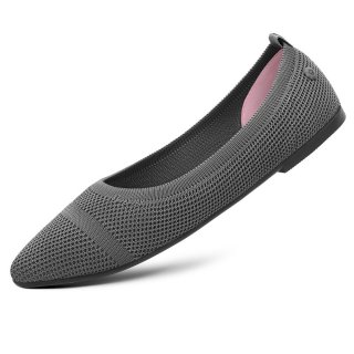 Giesswein Eco Ballerinas Pointy 2.0 - Schiefer Giesswein Eco Ballerinas Pointy 2.0 - Schiefer