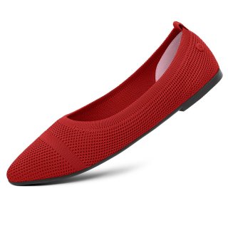 Giesswein Eco Ballerinas Pointy 2.0 - Flammenrot Giesswein Eco Ballerinas Pointy 2.0 - Flammenrot